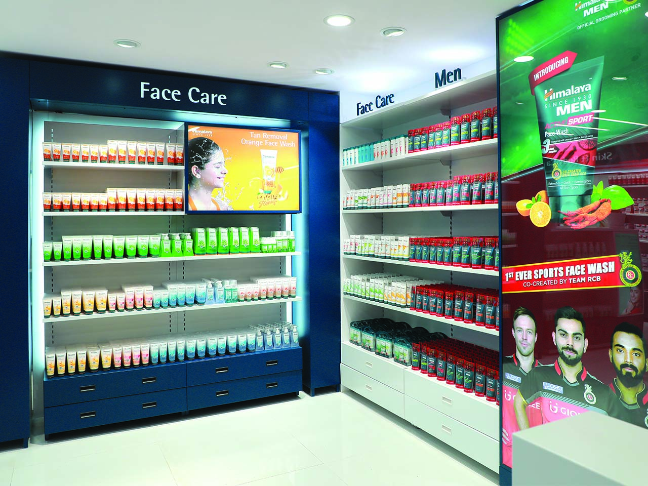 Wall Fixtures designed by StudioJ displaying different products of Himalaya