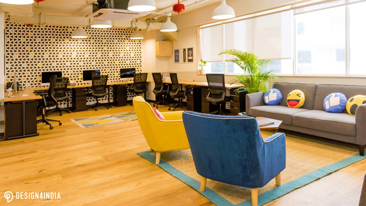 Working Space at Nasscom designed by StudioJ
