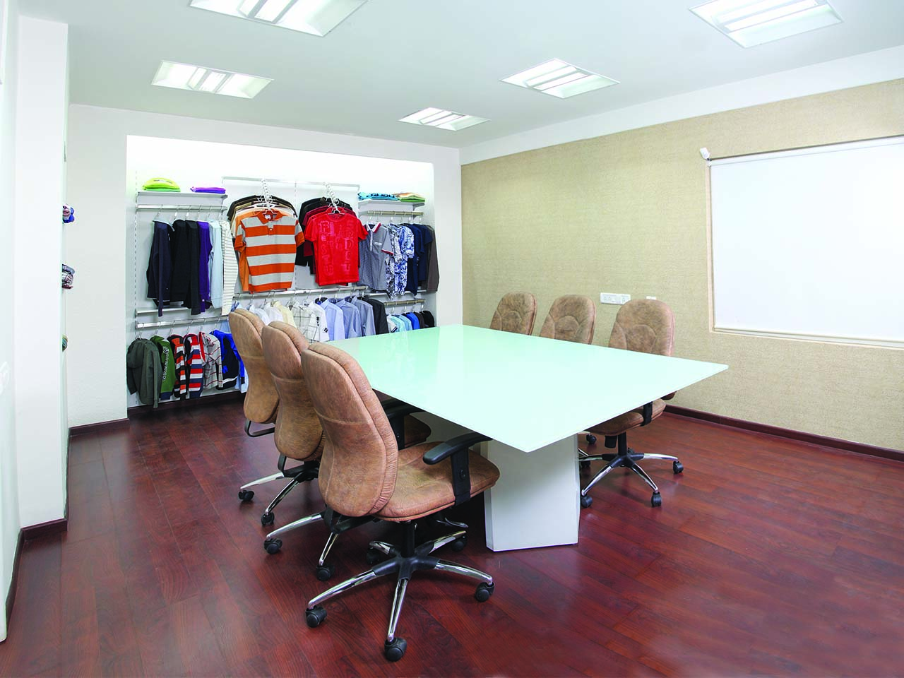 Conference hall at Vastram office designed by StudioJ